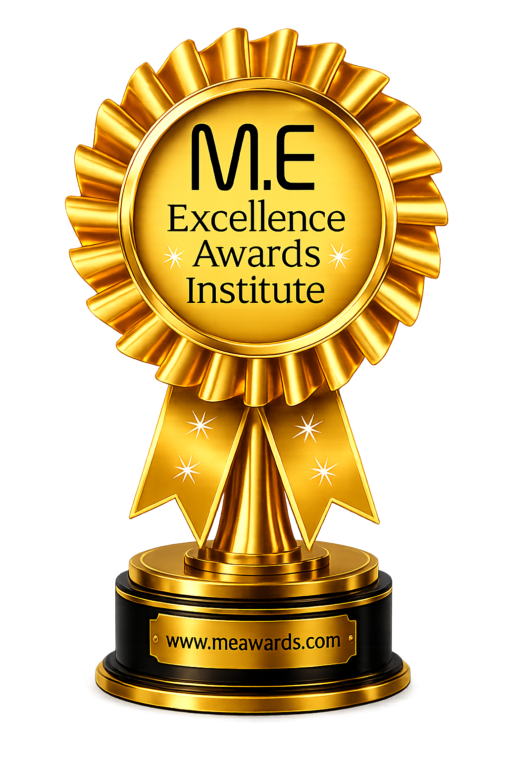 Middle East Excellence Awards Institute trophy